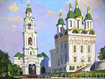 Кремль Астрахань детский рисунок