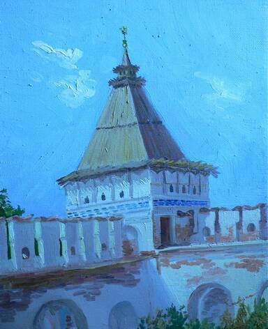 Зарисовка Астраханского Кремля