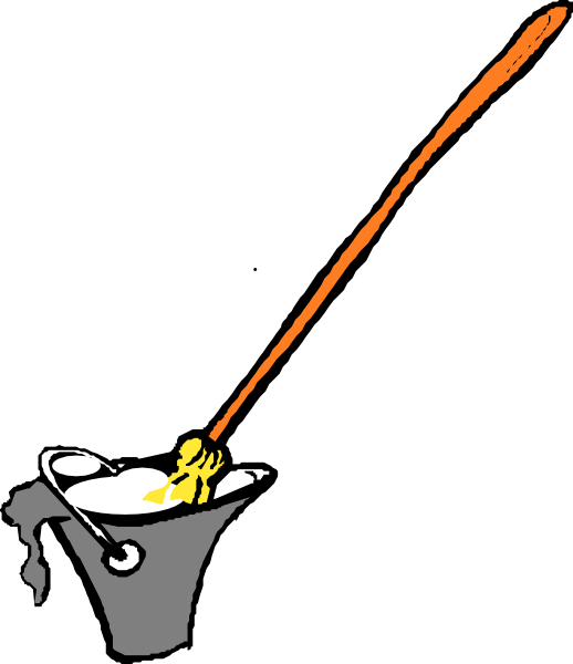 Ведро с тряпкой