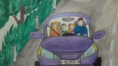 Конкурс рисунков ПДД велосипедист