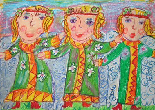 Прориси икон Святая Троица