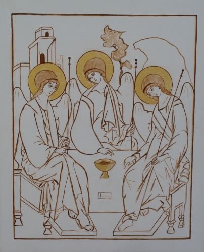 Троица рисунок (49 фото)