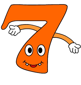 Цифра семь веселая