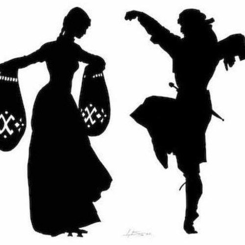 Силуэты в национальных костюмах