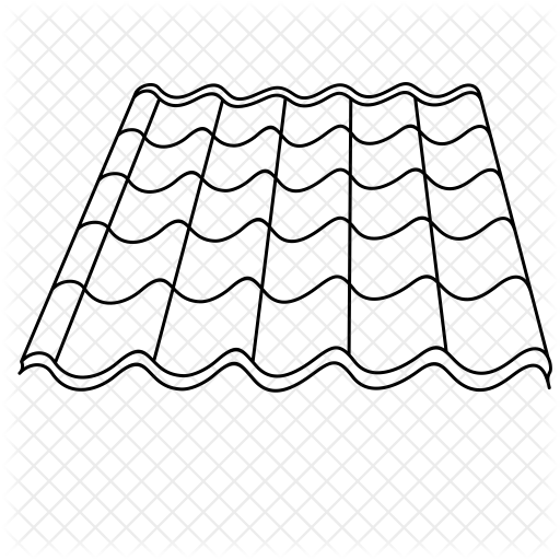 Черепица на прозрачном фоне