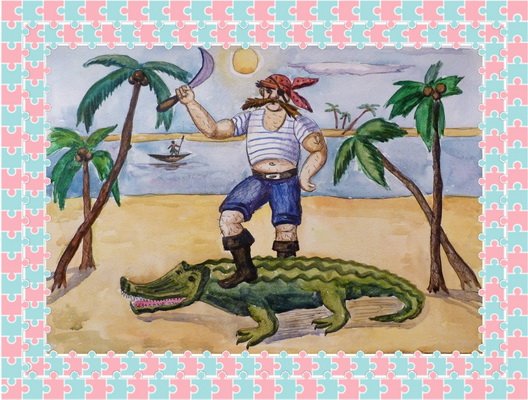 Раскраска Бармалей Чуковского