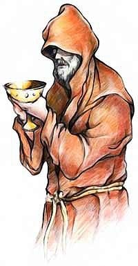 Монах эскиз