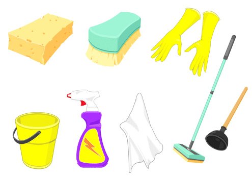 Нарисовать тряпку в руке