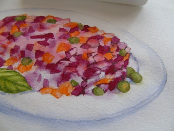 Салат винегрет рисунок