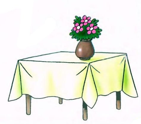 Нарисовать скатерть