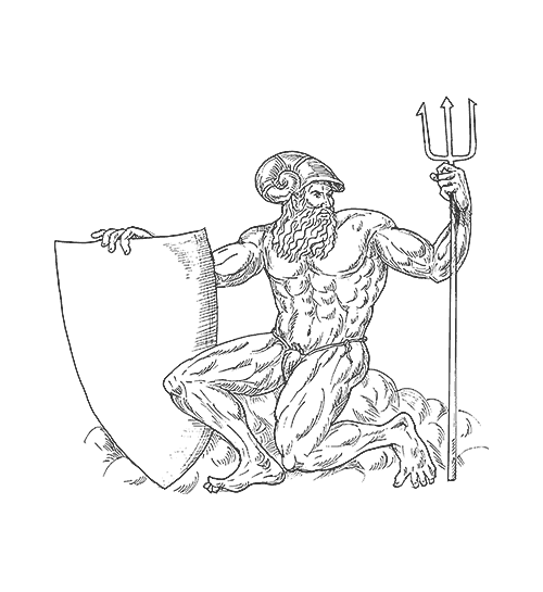 Аполлон Бог древней Греции рисунок