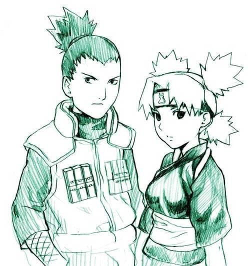 Шикамару Нара карандашом