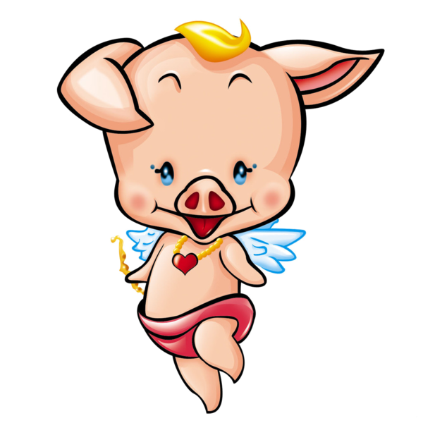Поросенок мультяшный