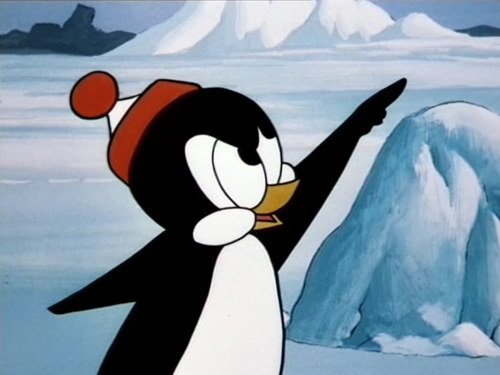 Пингвины из мультика Пингвиненок Вилли
