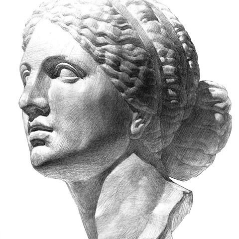 МАРХИ гипсовая голова Венеры