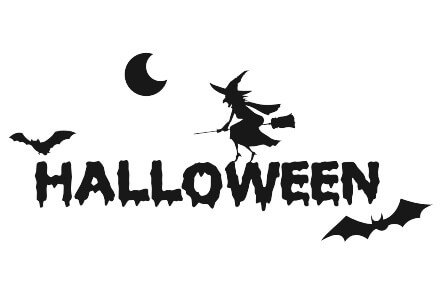 Надпись счастливого Хэллоуина