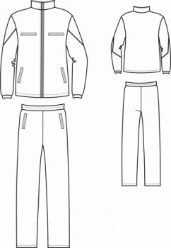 Эскиз спортивного костюма