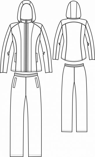 Эскиз спортивного костюма