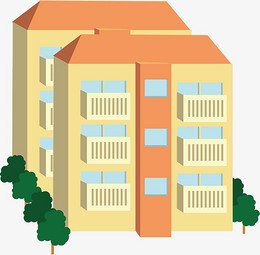 Многоквартирный дом пиктограмма