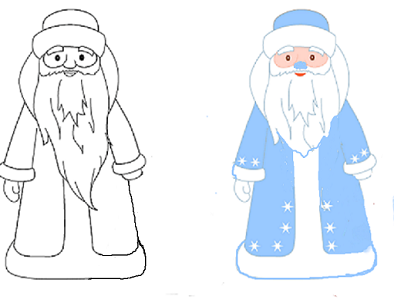 Рисунок к сказке два Мороза