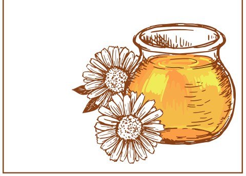 Башкирский мед рисовать