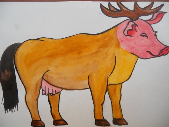 Фантастические животные карандашом для детей