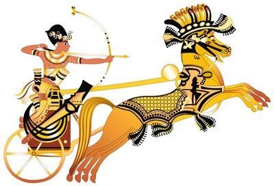 Боевая колесница в древнем Египте