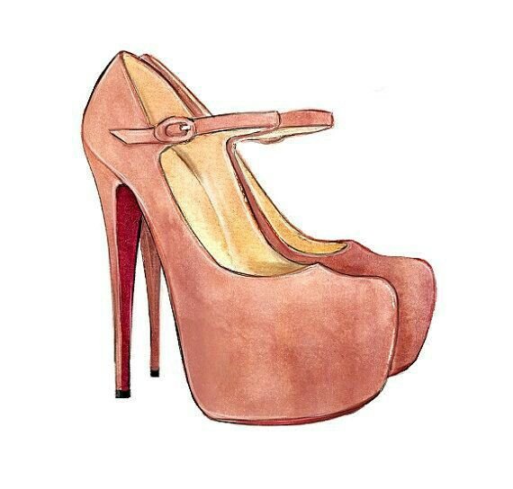 Туфли карандашом