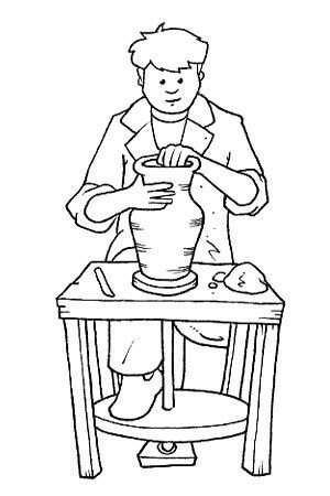 Гончар рисунок (46 фото)