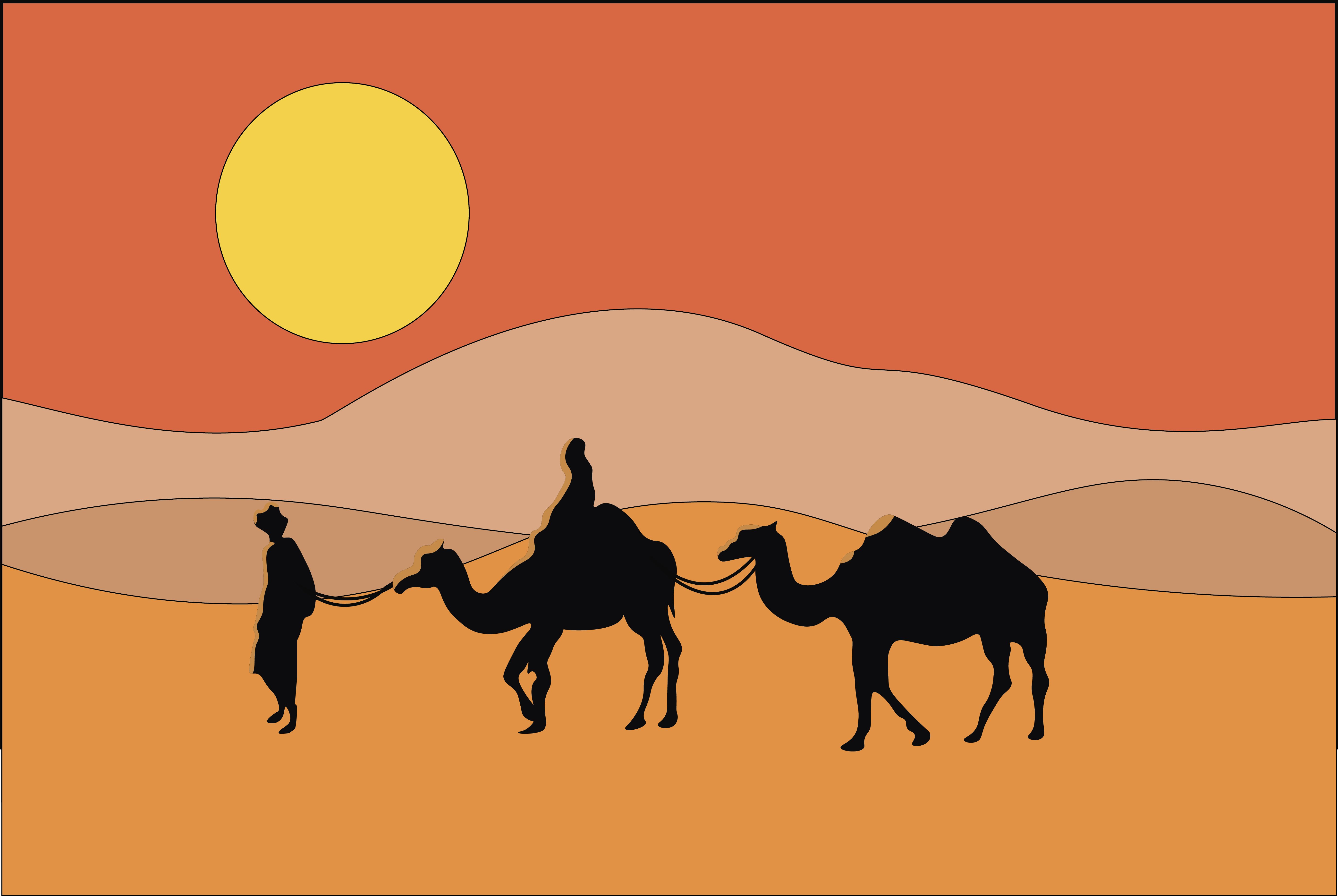 Сделай караван. Караван в пустыне. Верблюд в пустыне. Караван верблюдов. Пейзаж с верблюдом.