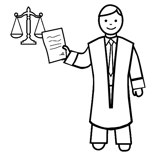 Судья иллюстрация