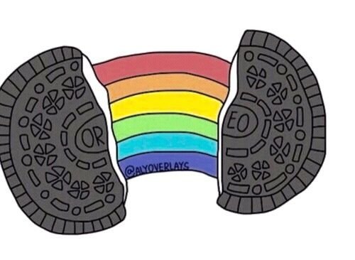 Радужные Орео печенье