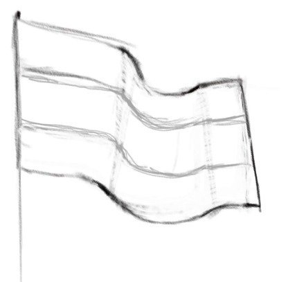 Нарисовать флаг России