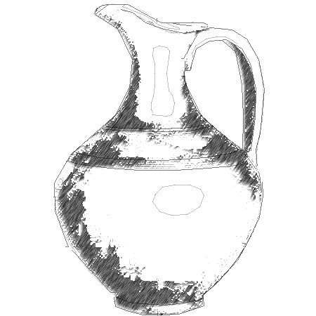 Кувшин карандашом