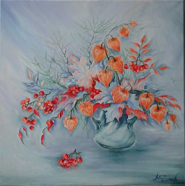 Юлия Зисман осенний натюрморт