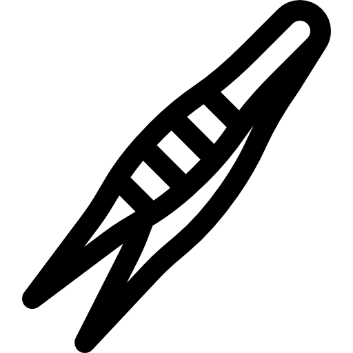 Пинцет для бровей иконка