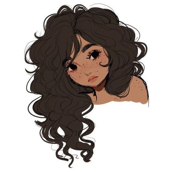 Мультяшные кудрявые девочки