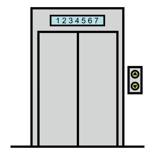 Лифт раскраска для детей