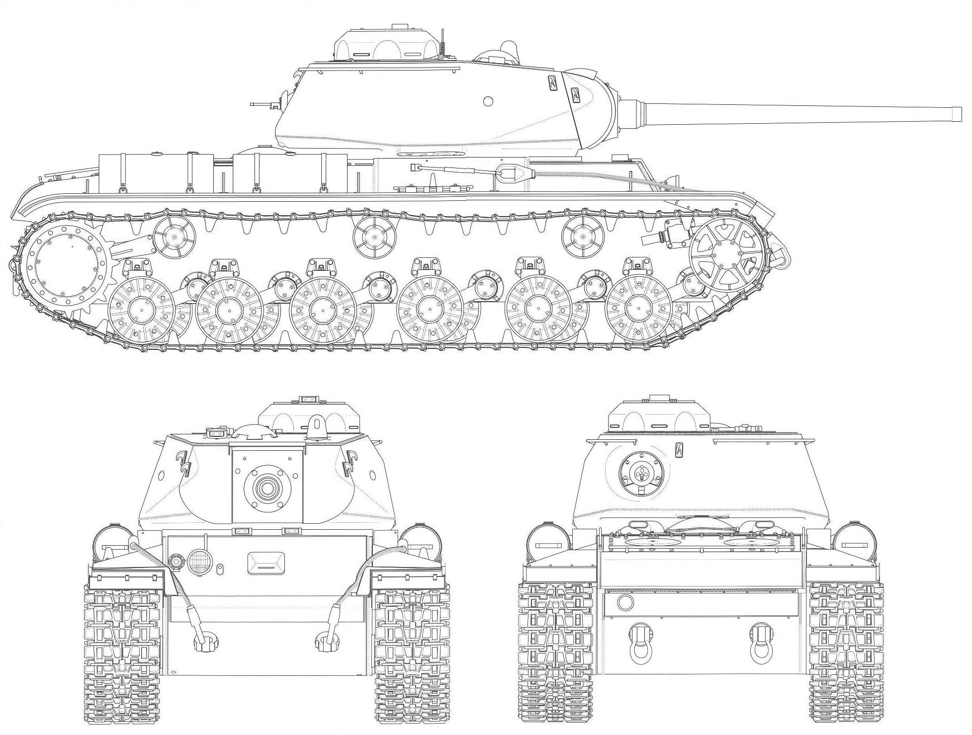 Шаблоны легких танков
