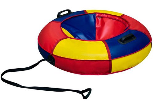 Ватрушка для катания на белом фоне