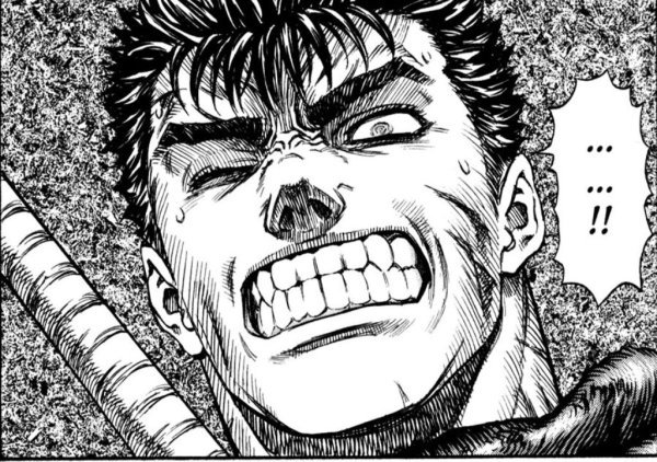 Берсерк Манга Гатс ярость