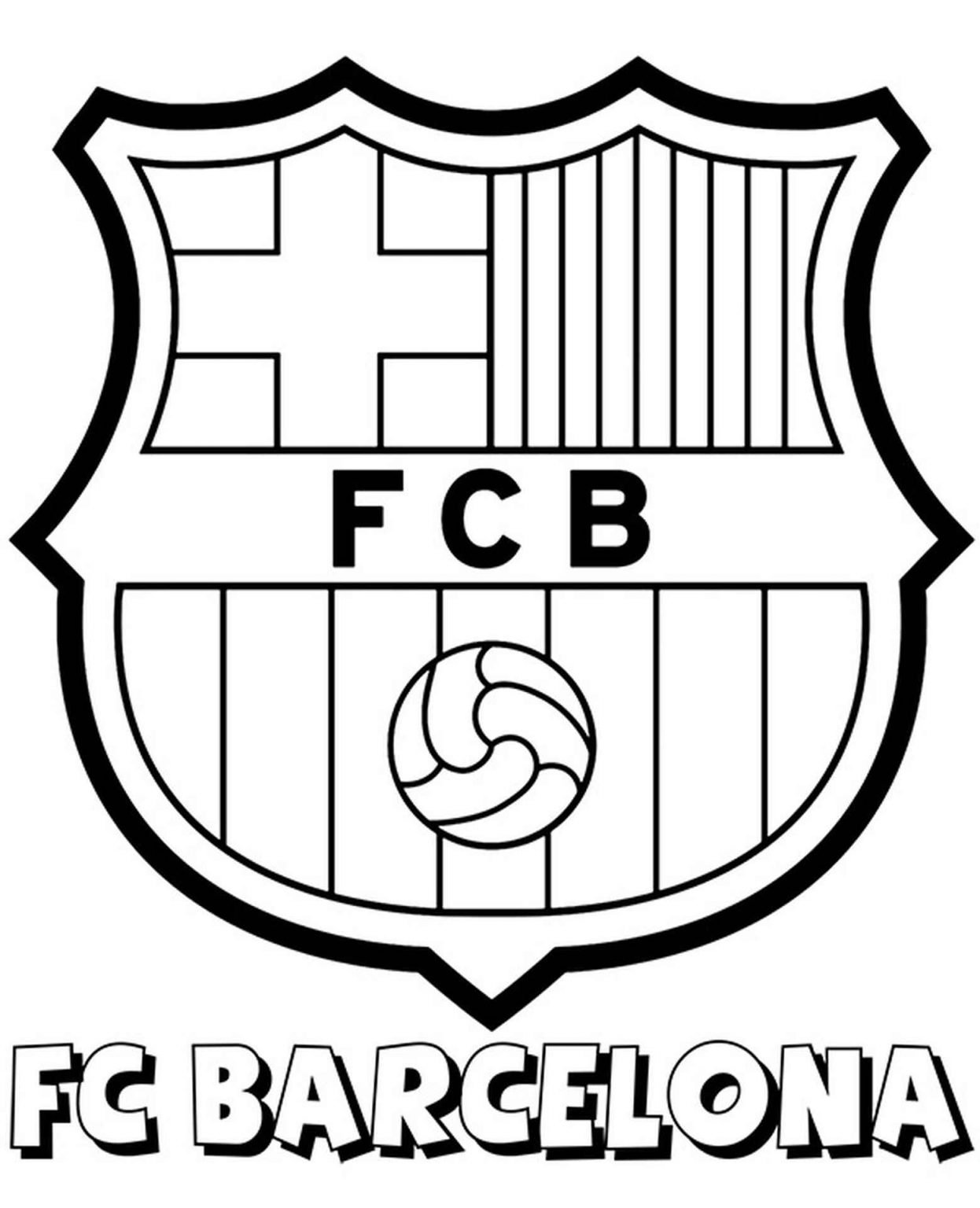 Раскраска команда Барселона