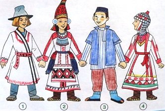 Марийский костюм рисунок (48 фото)