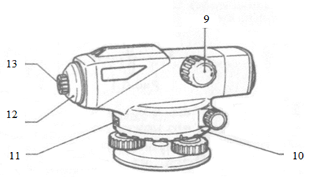Строение нивелира н3