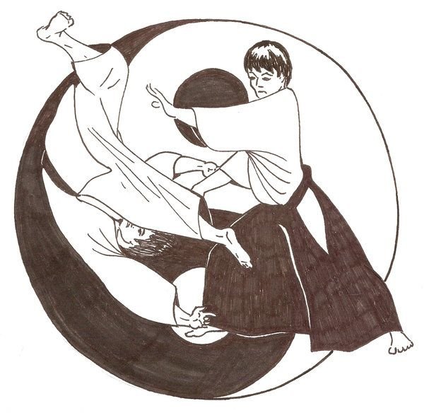 Айкидо иллюстрация