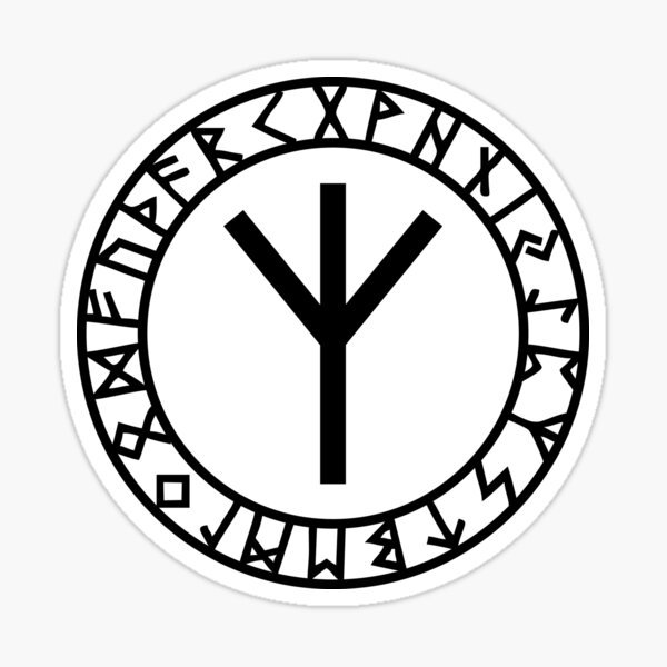 Руна Альгиз символ