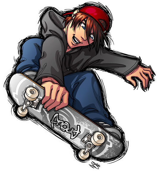 Скейтеры аниме персонажи