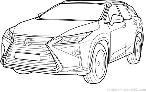 Лексус рисунок