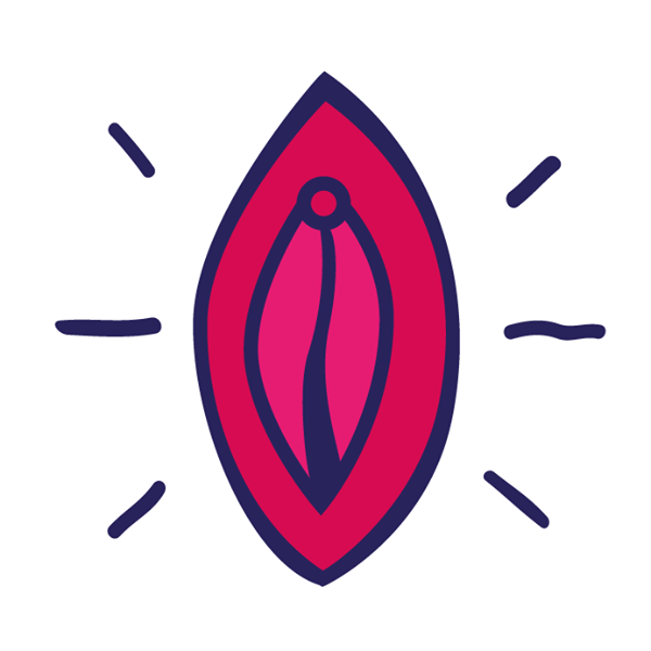 Вульва рисунок на прозрачном фоне