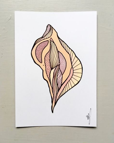 Стилизованные изображения вагины